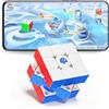 GAN i4 Leap Smart Cube 3x3 Magnetisch Zauberwürfel Intelligenter Speedcube Bluetooth Elektronischer Magnetischer Cube für Kinder und Erwachsene Timer mit App Online-Wettbewerb