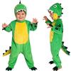 Beipegin Costume Dinosauro Bambino,Dinosauro con Tuta Cappuccio Costume Animale Carnevale Halloween Cosplay Bambini 1-4 Anni