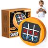 RoserRose Gioco da Tavolo Tic Tac Toe 3 in 1, Console Portatile, Giochi da Viaggio per Auto, per Bambini e Adulti (Giallo)