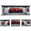 NUEIOVRW 1/64 Diorama Garage Modello con Illuminazione LED Città Auto Showroom Parcheggio Scena Modello 1/64 Scala Diecast Garage Display Case, per Modello Auto Scene Display Giocattolo Ideale (Graffiti)