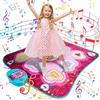JUYOUNGA Tappetino da Ballo per Bambini, Tappetini da Ballo Bambina Giocattolo Tappeto Musicale da Ballo, modalità Piano,Volume Regolabile,Regali Compleanno per Ragazzi Ragazze 3 4 5 6+