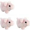 VRasehorn 3 pezzi di peluche Mini maiale circa 7 cm porcellini portafortuna, come decorazione fai da te e regalini