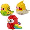 Ludihive Set di Mini Blocchi da Costruzione per Pappagalli, Scatole di Mini Mattoncini Serie di Uccelli Carini Giocattoli per Bambini, Kit di Modellini di Animali, Pappagallo Costruzione e Giocattoli