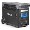 VEVOR Centrale Elettrica Portatile Generatore Solare 3000 W con Ruote Maniglia, Batteria di Backup LiFePO4 Wh con 13 Porte di Uscita per Campeggio Viaggio Camper Emergenza, Pannello Solare Non Incluso