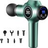 Oskuglin Pistola Fascia e Pistola Massaggiante Muscolare, 99 Livelli e 9 Testine, 3600 Colpi/min, Massaggiatore Elettrico Silenzioso con Display LCD, Dispositivo Portatile per Rilassamento Muscolare, Schiena