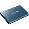 Samsung T5 500 GB USB 3.1 Gen 2 (10 Gbps, Type-C) External Solid State Drive (Portable SSD) Alluring Blue (MU-PA500B)