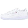 Reebok Club C 85, Scarpe da Ginnastica Basse Unisex - Adulto, Bianco (White/Light Grey/Gum), 37 EU