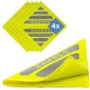 Zamboo Set da 4 Riflettori di Sicurezza Universali per Deambulatore e Sedia Rotelle | 4 Bande Catarifrangenti con Chiusura a Strappo - Ideali per Ausili per la Mobilità e Biciclette - Giallo Neon