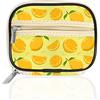 Serfeymi Portapillole settimanale da viaggio, portapillole da borsa con portapillole rimovibile da 7 giorni, elegante organizer da viaggio per medicinali, vitamine, integratori - Giallo 01