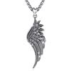 Eusense Collana in Argento Sterling 925 con Ali d'Angelo, Ciondolo con ali d'Angelo, Gioielleria Vintage per Donne Ragazze