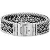 kuzzoi - 335104 - Bracciale da uomo in argento Sterling 925 massiccio, larghezza 20 mm e Argento, cod. 335104-021