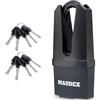 Maudex® MDE60 Lucchetto Antiscasso Alta Sicurezza - Serratura per Cancello Esterno e Lucchetti con 10 Chiave - Acciaio e Lega di Boro per Catena e Garage - Ideale per Armadietto e Palestra e Catena