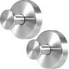 Confezione da 4 ganci a ventosa per doccia, parete, porta, ghirlanda, finestra in vetro, ganci a ventosa | Leroy Merlin