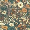 YENHOME Carta da Parati Floreale Vintage 44.5x300cm Carta Adesiva per Soggiorno Camera da Letto Pellicola Adesiva per Mobili Fantasia Floreale Verde per Armadio Scaffali Vetrina Impermeabile