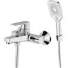BELZ Rubinetti per vasca da bagno (rubinetto doccia per vasca da bagno, miscelatore con cambio automatico vasca/doccia) (Con doccetta)