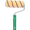 ToolSpace Rullo per Pittura 18 cm Arancione Professionale per Pareti e Soffitti Pelo 12 mm in Poliacrilico Antigoccia Manico Ergonomico in Plastica Rullino Vernice per Interni Esterni Fai da Te