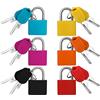 zooting 6Piccolo mini lucchetto con set di chiavi, lucchetto colorato per bagagli Lucchetto piccolo di sicurezza Lucchetto per Armadietto tsa serrature per scatola da viaggio Custodia da Armadietto 6 colori