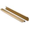 SYZOW 6 pezzi maniglie nascoste per mobili da cucina 320mm Maniglie Cucina Ottone spazzolato-Maniglie per Mobili in Alluminio Maniglie Cassetti
