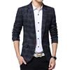 SG-TECH Giacca Uomo Casual A Quadri Vestito da Cerimonia Uomo Moda Giacca Uomo Elegante Primaverile Abito da Sposo Uomo Cappotto Uomo Corto Elegante Blazer Uomini Casual Giacche