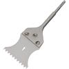 WERHE Scalpello dentato SDS Plus 100 mm, lunghezza 175 mm - Rimozione di intonaco/colla per piastrelle, scalpello raschietto/dentato per martello a percussione, lama di ricambio