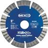Mexco GPX10-15 - Disco diamantato per calcestruzzo per uso generico, disco da taglio per materiali da costruzione non abrasivi, 125 mm, altezza segmento 15 mm, foro 22,23 mm