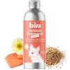 bàu Bau Olio di Salmone per Cani Adulti con Semi di Lino ed Enotera - Omega 3 e 6 Naturali - Supporto per Pelle, Pelo Lucido e Vitalità - Integratore Liquido per Cani - Adulti