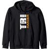 ENDU Designs - Triathlon Inspired Appare Attrezzatura da triathlon Triathletes Tri Harder Swim Bike Run Felpa con Cappuccio