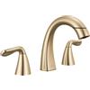 Delta Rubinetto Arvo estraibile diffuso per bagno, rubinetto da bagno dorato con spruzzatore estraibile, rubinetto da bagno a 3 fori, bronzo champagne 35840LF-CZPD
