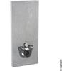 Geberit Monolith Plus modulo sanitario per WC sospeso, 131231JV7, Monolith Plus calcestruzzo opaco/alluminio spazzolato [Elementi ad Incasso > Elementi Incasso per WC]