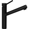 Schock Altos rubinetto da cucina, estraibile, orientabile, 529120PUR, Altos nero opaco [Rubinetteria da Cucina > Rubinetti da Cucina]