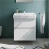 evineo ineo5 evo mobile La: 65 cm, 2 scomparti estraibili, con maniglia incassata, per lavabo Generit Renova Plan,, BE0987WM, ineo5 evo [Mobili da Bagno > Mobili Lavabo]