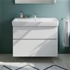 evineo ineo5 evo mobile La: 95 cm, 2 scomparti estraibili, con maniglia incassata, per lavabo Generit Renova Plan,, BE0991WM, ineo5 evo [Mobili da Bagno > Mobili Lavabo]