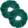 Leirinik Velvet Scrunchie - Elastici per capelli di alta qualità, 100% poliestere, effetto velluto, per donne e ragazze, per tutti i tipi di capelli, per capelli