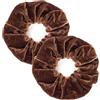 Leirinik Velvet Scrunchie - Elastici per capelli di alta qualità, 100% poliestere, effetto velluto, per donne e ragazze, per tutti i tipi di capelli, per capelli