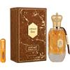 RESAES Resistant and aesthetic Armaf Eter Magical Oud Eau de Parfum 100 ml, profumo arabo da donna a lunga durata, con atomizzatore ricaricabile da 5 ml, fragranza legnosa e moderna con vetiver, cashmere e ambra (Magical Oud)