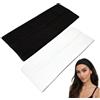 WESTEND CHOICE Fasce per capelli larghe 9 cm, confezione da 2, morbide, in tinta unita, elastiche, unisex, per donne e uomini, palestra, yoga, set misto 1