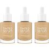 Catrice Cosmetics Catrice Nude Drop Tinted Serum Foundation, n. 040N, nude, a lunga durata, opacizzante, naturale, per pelli sensibili, vegano, senza olio, senza profumo, senza alcool, confezione da 3 (3 x 30 ml)
