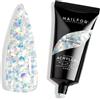 Nailfor Acrylgel HOLO RAINBOWN 30ML In Tubo Per Ricostruzione Unghie 30ml Made In Usa Facile Allungamento Estensione Unghie Professionale Rapida, Veloce E Resistente - Made in USA (Holo Rainbown)