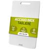 ZOLMER Tagliere Acciaio Inox 304 34x23 cm 1,1 mm 4 Pad Antiscivolo Lavastoviglie | Acciaio inox 304 da 1,1 mm con superficie a nido d'ape e 4 pad antiscivolo; lavabile in lavastoviglie.