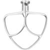 SopimusZ Frusta piatta in acciaio inox da 4,5-5QT per mixer da cucina, accessori di ricambio per K45SS, KSM75, KSM90, KSM110, KSM125, KSM150