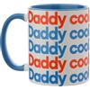 Widdop and Co Tazza Say It with Songs bianco/rosso/blu - Daddy Cool - Boney M. - Scansiona il codice QR e gioca su Spotify, YouTube e altro - Articoli per la casa, cucina, tè, caffè e tazza da regalo. 312 ml.