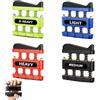 KOSLEOW 4 Pezzi Hand Grip, Allenatore di Forza per Dita e Mano con 4 Livelli di Resistenza 3LB, 7LB, 11LB, 14LB per Allenamento Mani, Riabilitazione Mano e Muscolazione