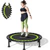 ZCMHAXJ Mini Trampolino Pieghevole, 101,6 cm, per Adulti e Bambini, Capacità 199,6 kg, Allenamento Fitness Indoor