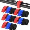 PXARMYYXGS 15 Pezzi Cinture per Canne da Pesca, Fasce Elastiche con Velcro | Set di Protezione per Canna da Pesca, Supporto per Canna da Pesca, Cinghie di Fissaggio per Conservazione e Trasporto