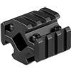 Gexgune Supporto universale per canna Quad Rail da 13-20 mm, adattatore per guida P.icatinny a 12 slot per torce, cannocchiali e laser, compatibile con AR-15, M4, M&P, fucili da caccia