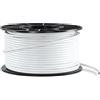 TechniSat Cavo coassiale SAT Basic, 100 m, 110 dB, 4 schermature, 5-3000 MHz, rivestimento in PVC, conduttore interno in acciaio/rame, cavo antenna premium su rotolo, per satellite, DVB-S2, DVB-C, BK