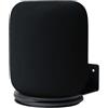 shinar Supporto da parete in metallo, compatibile con Homepod 2, salvaspazio, accessorio per supporto, compatibile con Homepod 2, gestione dei cavi integrata 12 kg (1-Pack, Nero)