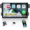 CAMECHO 2+64G 9 Android 13 Autoradio per Suzuki Splash Ritz/Opel Agila 2004-2014 con Telecamera Posteriore, HD Touchscreen Wireless Carplay Bluetooth Radio con Android Auto WIFI GPS FM Mirror Link