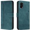 Bravoday Cover per Realme 7 PRO, Flip Custodia in Pelle PU Portafoglio Custodia per Realme 7 PRO, con Slot per Schede, Verde