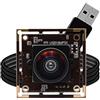 Svpro Fotocamera USB ultra grandangolare da 16 MP per computer, webcam video CMOS IMX298 UVC USB 2.0, modulo fotocamera industriale USB con cavo da 1 m
